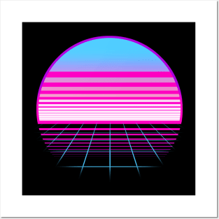 Trans Flag Sunset Posters and Art